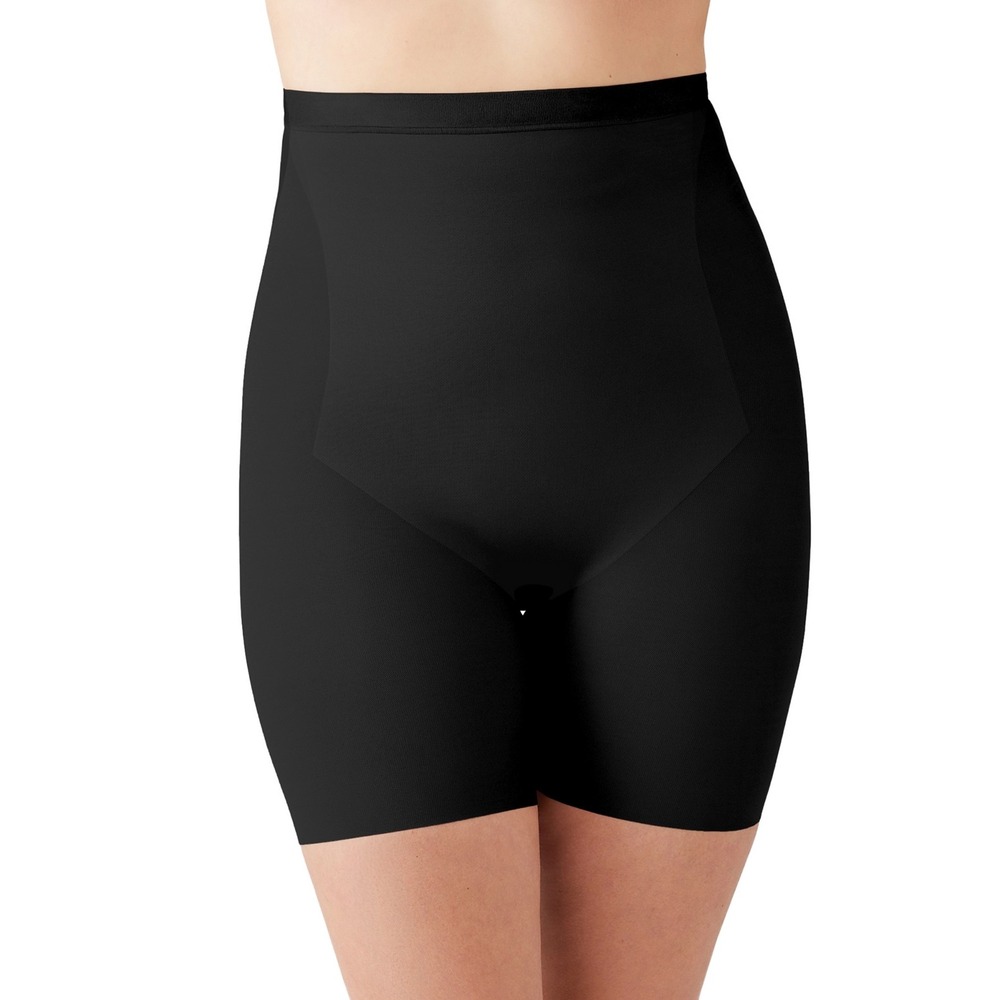 Wacoal Shape Revelation Shapewear Black High Waist Full‎ Slip Size M